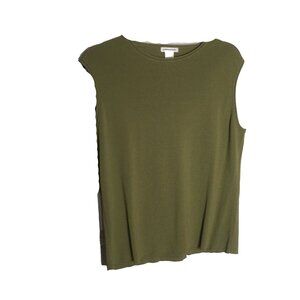 Laura Ashley Women's Sleeveless Green Shirt